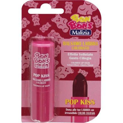 Balsam de buze, Malizia, Pop Kiss, aroma de cirese, 3ml