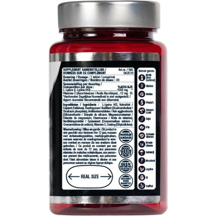 Supliment alimentar, Lucovitaal, L-Lysine, 30 tablete