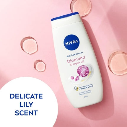 Gel de duș, Nivea, Diamond & Argan Oil, 250 ml
