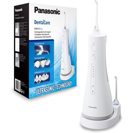 Irigator bucal Panasonic EW1511, ultrasonic, alb