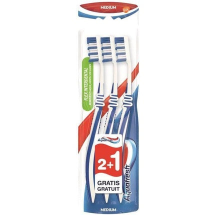Periuță dinți, Aquafresh, Junior, albastru-verde