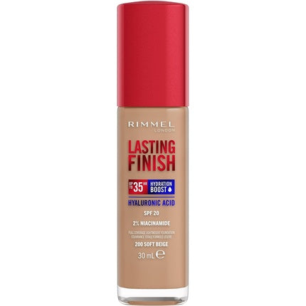 Fond de ten, Rimmel, Lasting Finish 35HR, 200 Soft Beige