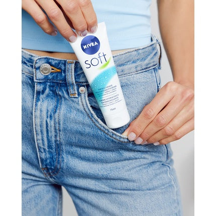 Cremă Față Nivea Soft 75ml Alb