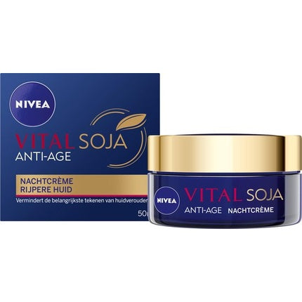 Cremă de noapte, Nivea, Vital Soja Anti-Age, 50 ml