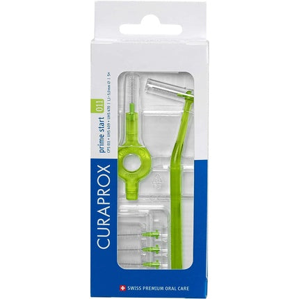 Set perii interdentare, Curaprox, CPS 011 Prime Start, verde