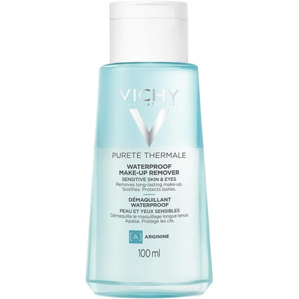 Demachiant ochi, Vichy, Pureté Thermal, pentru machiaj rezistent la apă, 100 ml
