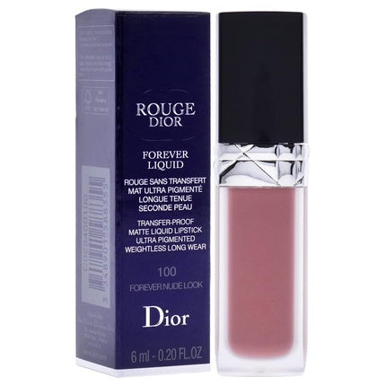 Ruj lichid Dior Rouge Forever Matte, model #100, 20g