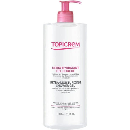 Gel de duș, Topicrem, Ultra-Hidratant, 1000ml