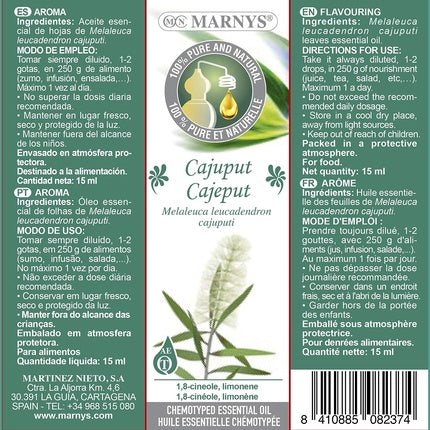 Ulei esențial, Marny's, Cajeput, 15ml