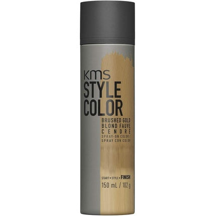 Spray vopsea păr, KMS, Style Color Brushed Gold, 150ml
