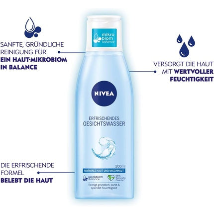 Tonic Facial, Nivea, Refreshing, albastru, 200ml