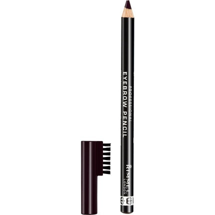 Creion pentru sprancene, Rimmel, Black Brown, 1.4g