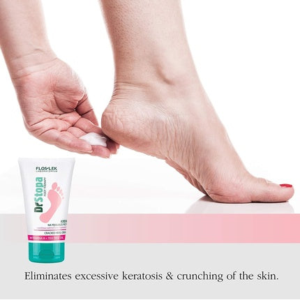 Crema pentru călcâie crăpate, Floslek, 75ml, alb-verde