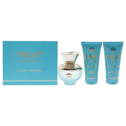 Set cadou Versace Dylan Turquoise, 3 piese, pentru femei