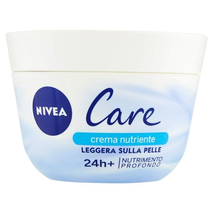 Cremă corp Nivea Care 24h, 400 ml, alb