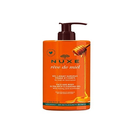 Gel de Curatare Fata si Corp, NUXE, Rêve de Miel, 750ml