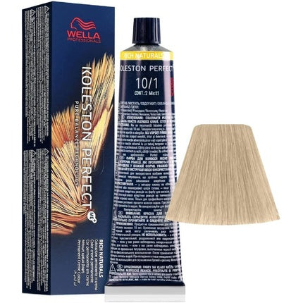Vopsea de Par, Wella, Koleston Perfect Me+ Rich Naturals 10/1 Blond Deschis Cenusa 60ml