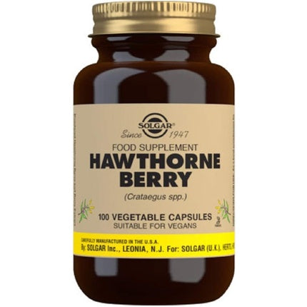Supliment Solgar, Hawthorne Berry, 100 capsule, vegan