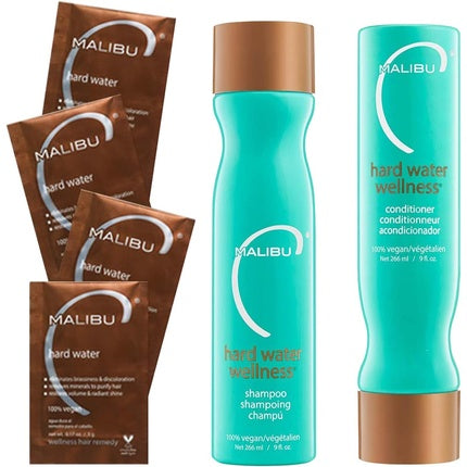 Set Îngrijire Păr Malibu, Hard Water Wellness, Verde