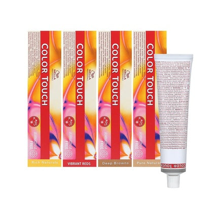 Vopsea de păr, Wella, Color Touch 7/03 Blond mediu natural auriu