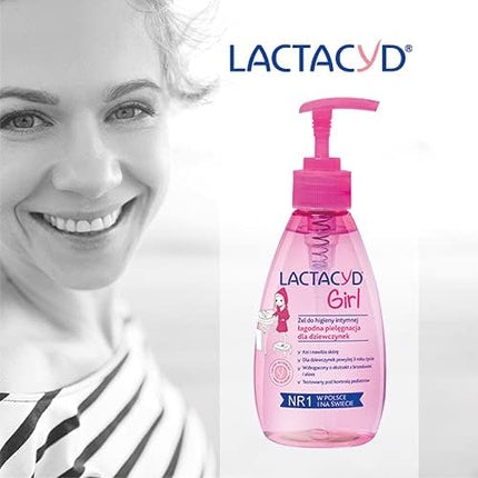 Gel Intim, Lactacyd, Girl, Pompa 200ml, Roz