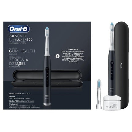 Periuță sonică, Oral-B Pulsonic Slim 4500, negru mat