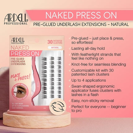 Gene False Ardell Naked Press On, Natural