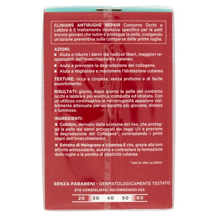 Cremă Ochi, Clinians, Antirid, Rodie 15ml