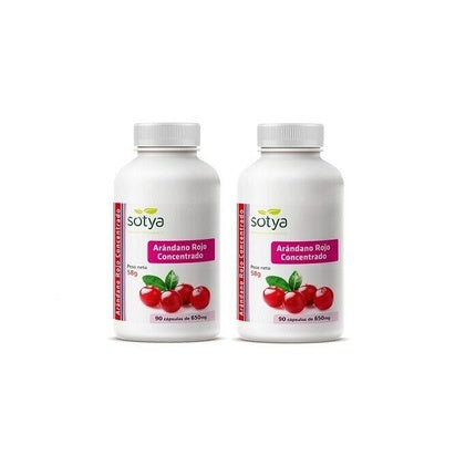 Supliment Sotya, Arandano Rojo Concentrat, 90 capsule