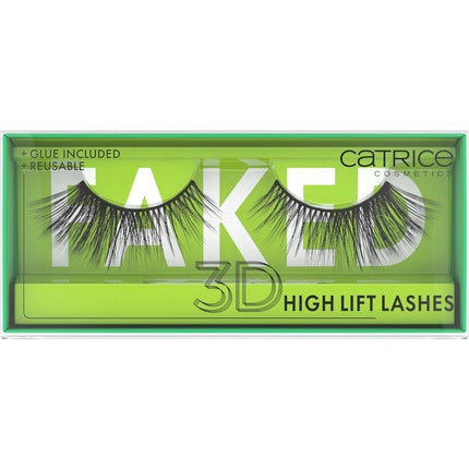 Gene False Catrice Faked 3D High Lift Lashes Negru Vegan