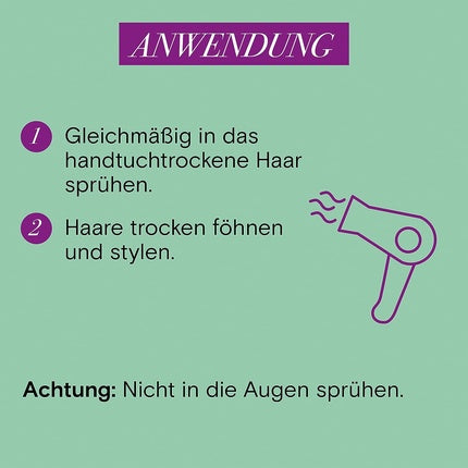 Spray styling, Taft, Volum, verde