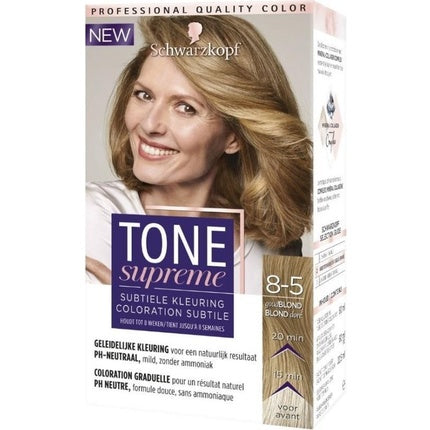 Vopsea de păr, Schwarzkopf, Tone Supreme 8-5, blond auriu