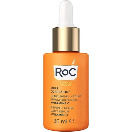 Serum zilnic anti-îmbătrânire RoC Multi Correxion Revive + Glow, Vitamina C, 30ml