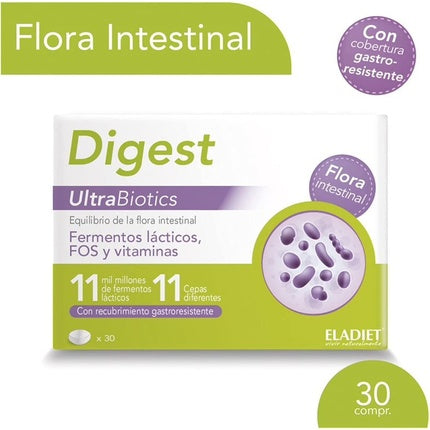 Supliment alimentar Eladiet Ultrabiotics, 30 capsule