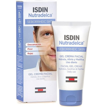 Gel de curățare facială ISDIN Nutradeica, 50 ml, pentru ten seboreic