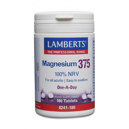 Minerale Lamberts Magnesium 375mg, 180 Tablete, Alb