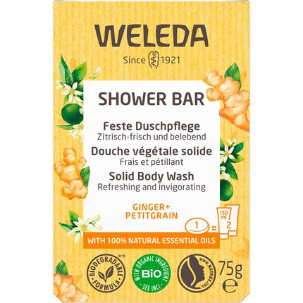 Sapun Solid, Weleda, Ginger Petitgrain, 75g