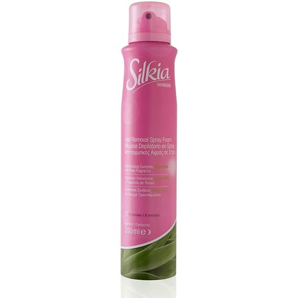 Spumă depilatoare, Silkia, 200ml, roz