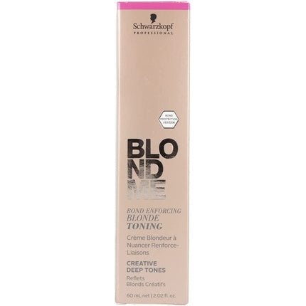 Vopsea de par, Schwarzkopf, Blondme Toning Intense, Castaniu Intes, 60ml