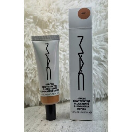 Fond de ten, MAC, Strobe Dewy Skin Tint, 30ml, maro