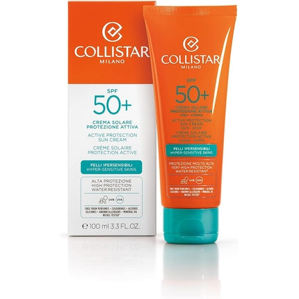 Crema de Protectie Solara SPF 50, Collistar, 100ml pentru Piele Sensibila