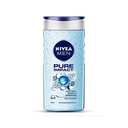 Gel de duș, Nivea, Pure Impact, 250ml