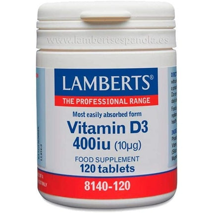 Vitamine D, Lamberts, 400iu, 120 comprimate