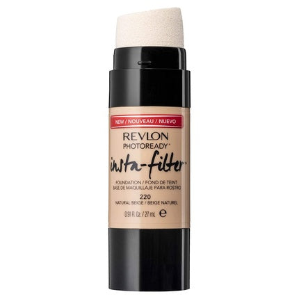 Fond de ten, Revlon, Insta-Filter, bej natural