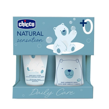 Set sampon si lapte de corp Chicco Natural Sensation, fara lacrimi