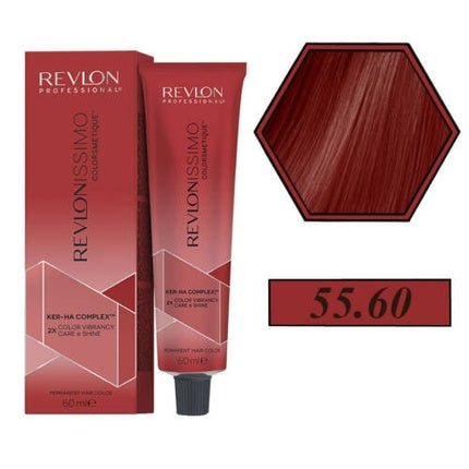 Vopsea par, Revlon Revlonissimo Colorsmetique, rosu intens castaniu mediu, 60ml