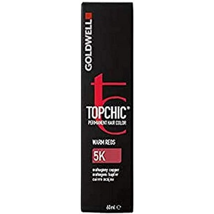 Vopsea de par permanenta, Goldwell Topchic TB, Mahon Cupru, 60ml