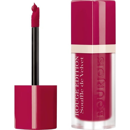 Ruj lichid Bourjois Rouge Edition Souffle de Velvet, prună, 7.7ml
