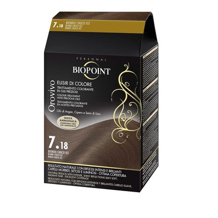Vopsea de păr Biopoint Orovivo, Choco Ice Blonde, 155g