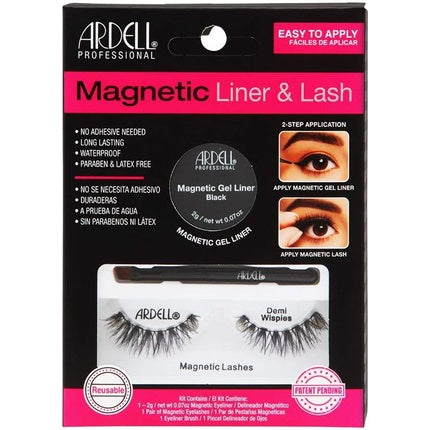 Gene false Ardell Demi Wispies magnetice par natural